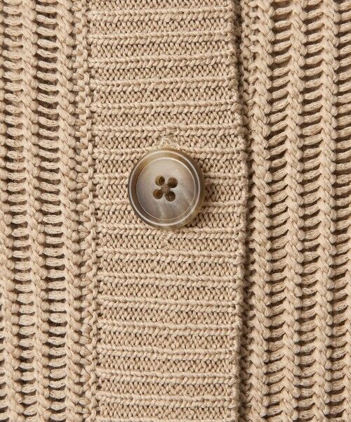 green label relaxing / グリーンレーベル リラクシング カーディガン・ボレロ | メッシュ ニット ショートスリーブ カーディガン | 詳細14