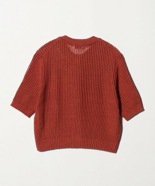 green label relaxing / グリーンレーベル リラクシング カーディガン・ボレロ | メッシュ ニット ショートスリーブ カーディガン | 詳細25