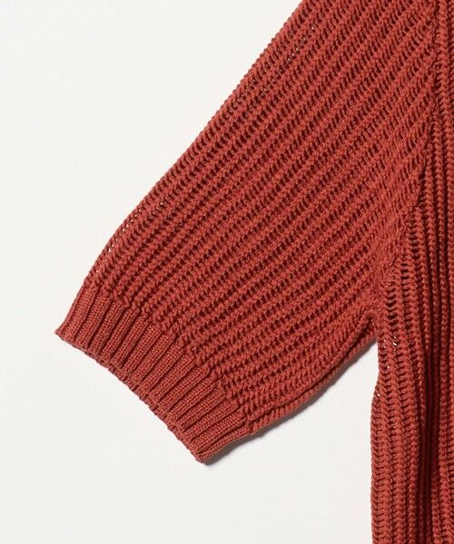 green label relaxing / グリーンレーベル リラクシング カーディガン・ボレロ | メッシュ ニット ショートスリーブ カーディガン | 詳細27