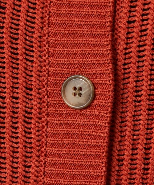 green label relaxing / グリーンレーベル リラクシング カーディガン・ボレロ | メッシュ ニット ショートスリーブ カーディガン | 詳細28