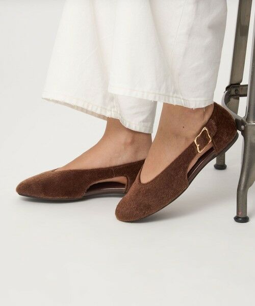 green label relaxing/グリーンレーベル リラクシング サイド バックル フラットシューズ MD. BROWN 23.5cm green label relaxing/グリーンレーベル リラクシング サイド バックル フラットシューズ MD. BROWN 23.5cm