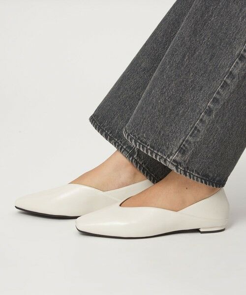 green label relaxing / グリーンレーベル リラクシング フラットシューズ | スクエア 2WAY フラットシューズ | 詳細1