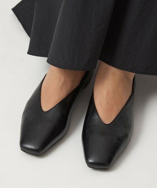 green label relaxing / グリーンレーベル リラクシング フラットシューズ | スクエア 2WAY フラットシューズ | 詳細21