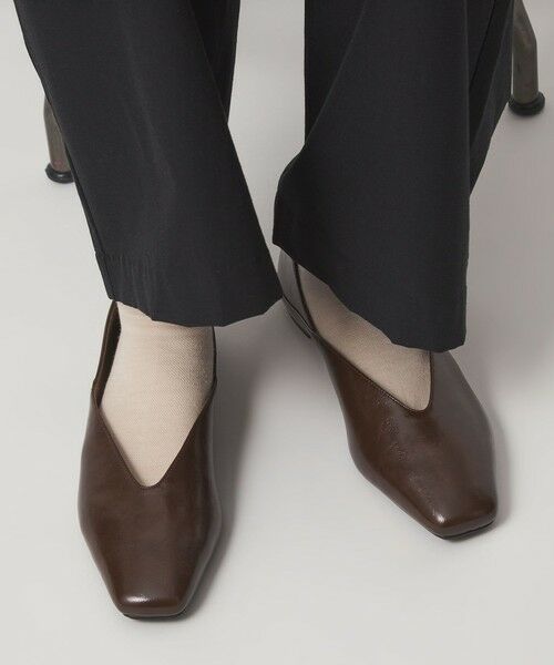 green label relaxing / グリーンレーベル リラクシング フラットシューズ | スクエア 2WAY フラットシューズ | 詳細26