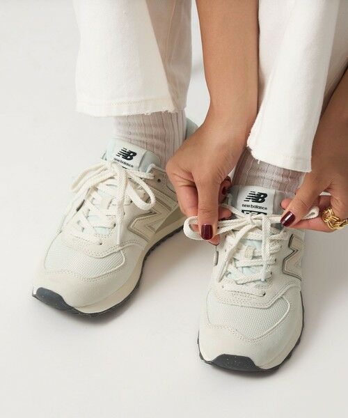 green label relaxing/グリーンレーベル リラクシング <New Balance>574 スニーカー / U574OF2 OFF WHITE 24.5cm green label relaxing/グリーンレーベル リラクシング <New Balance>574 スニーカー / U574OF2 OFF WHITE 24.5cm