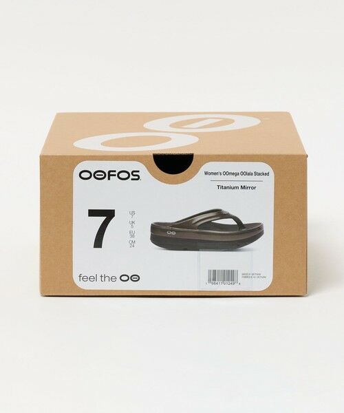 green label relaxing / グリーンレーベル リラクシング サンダル | ＜OOFOS＞ OOmega LUXE  プラットフォーム サンダル / ウーメガ | 詳細13
