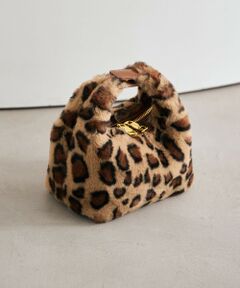 green label relaxing / グリーンレーベル リラクシング ショルダーバッグ | 【別注】＜SINBONO＞レオパード フェイクファー バッグ