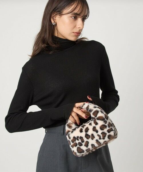 green label relaxing/グリーンレーベル リラクシング 【別注】<SINBONO>レオパード フェイクファー バッグ BEIGE FREE green label relaxing/グリーンレーベル リラクシング 【別注】<SINBONO>レオパード フェイクファー バッグ BEIGE FREE