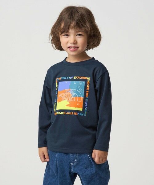 green label relaxing / グリーンレーベル リラクシング カットソー | ＜THE NORTH FACE＞ゲットモテッド グラフィック ロンT / キッズ / 110cm-120cm | 詳細5