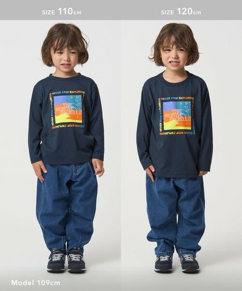 green label relaxing / グリーンレーベル リラクシング カットソー | ＜THE NORTH FACE＞ゲットモテッド グラフィック ロンT / キッズ / 110cm-120cm | 詳細7