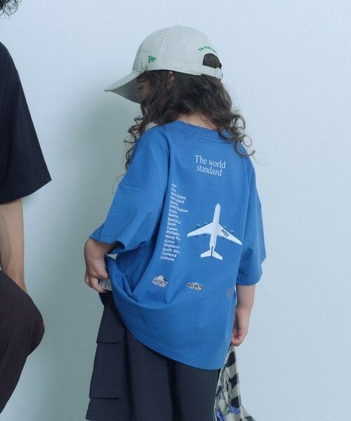 green label relaxing/グリーンレーベル リラクシング 【別注】＜ハイチュウ×FRUIT OF THE LOOM×GLR＞ Tシャツ / キッズ COBALT S(120-130cm)