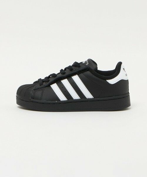 green label relaxing/グリーンレーベル リラクシング <adidas Originals>スーパースター スニーカー / キッズ 17cm-21cm BLACK 21cm green label relaxing/グリーンレーベル リラクシング <adidas Originals>スーパースター スニーカー / キッズ 17cm-21cm BLACK 21cm
