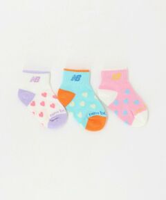 green label relaxing / グリーンレーベル リラクシング ソックス | ＜New Balance＞ガールズ ソックス 3P / キッズ  13cm‐19cm