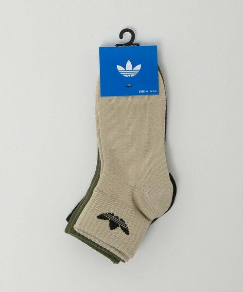 green label relaxing / グリーンレーベル リラクシング ソックス | ＜adidas Originals＞ミッド アンクル ソックス 3足組  / キッズ  17cm-18cm | 詳細10