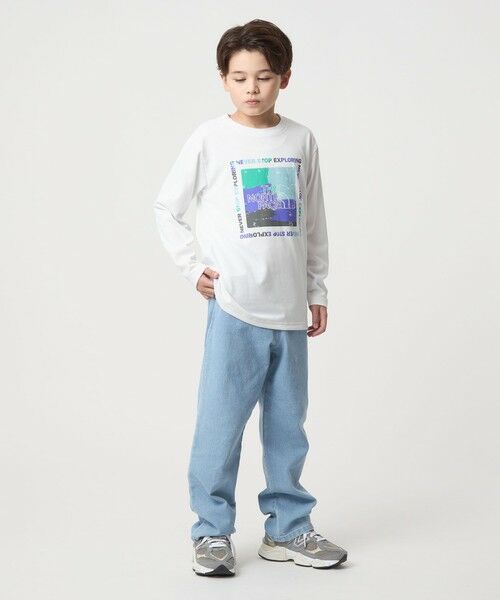 green label relaxing / グリーンレーベル リラクシング カットソー | ＜THE NORTH FACE＞ゲットモテッド グラフィック ロンT / キッズ / 130cm-160cm | 詳細2