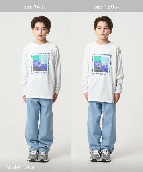 green label relaxing / グリーンレーベル リラクシング カットソー | ＜THE NORTH FACE＞ゲットモテッド グラフィック ロンT / キッズ / 130cm-160cm | 詳細3