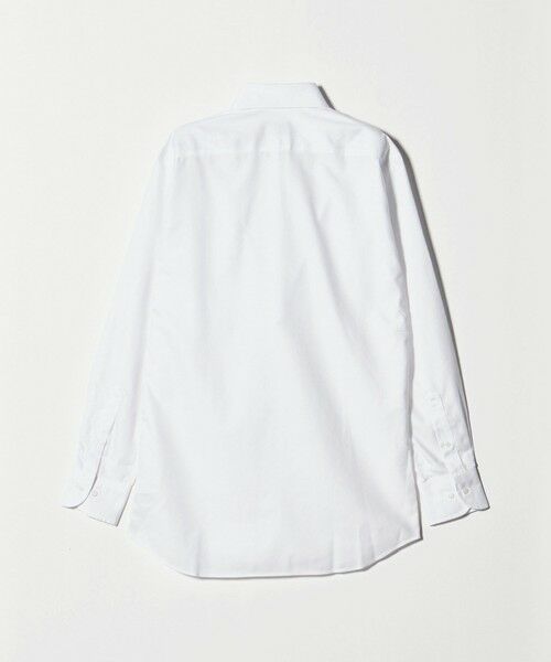 green label relaxing / グリーンレーベル リラクシング シャツ・ブラウス | コットン ヘリンボーン ワイドカラー ドレスシャツ -形態安定- | 詳細2