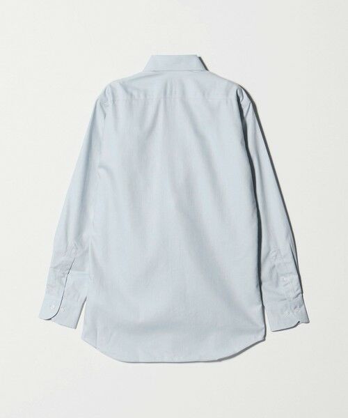 green label relaxing / グリーンレーベル リラクシング シャツ・ブラウス | コットン ヘリンボーン ワイドカラー ドレスシャツ -形態安定- | 詳細11