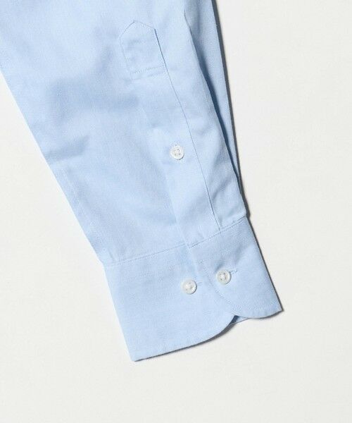 green label relaxing / グリーンレーベル リラクシング シャツ・ブラウス | コットン ヘリンボーン ワイドカラー ドレスシャツ -形態安定- | 詳細17