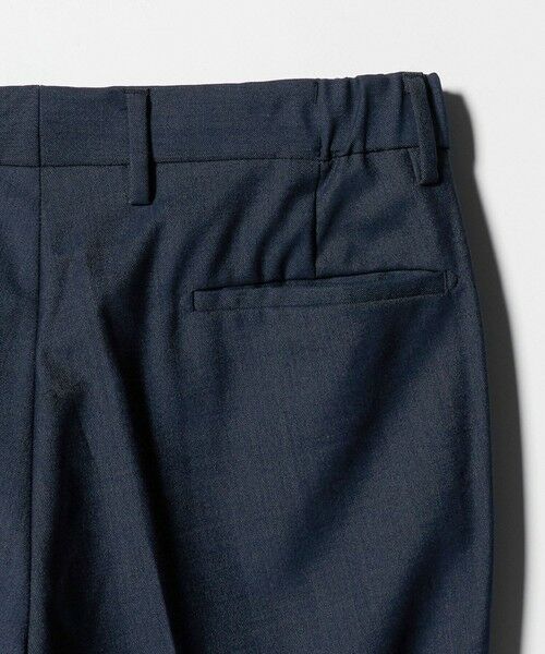 green label relaxing / グリーンレーベル リラクシング スラックス・ドレスパンツ | A+ デニムライク スタンダード イージー スラックス -ウォッシャブル・ストレッチ- | 詳細11