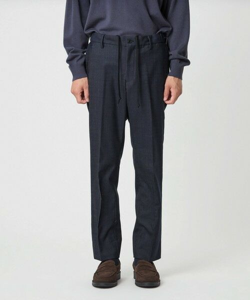 green label relaxing / グリーンレーベル リラクシング スラックス・ドレスパンツ | A+ デニムライク スタンダード イージー スラックス -ウォッシャブル・ストレッチ- | 詳細2