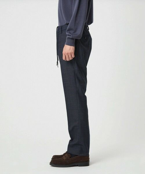 green label relaxing / グリーンレーベル リラクシング スラックス・ドレスパンツ | A+ デニムライク スタンダード イージー スラックス -ウォッシャブル・ストレッチ- | 詳細3