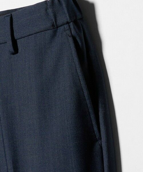 green label relaxing / グリーンレーベル リラクシング スラックス・ドレスパンツ | A+ デニムライク スタンダード イージー スラックス -ウォッシャブル・ストレッチ- | 詳細9