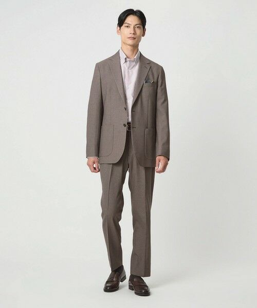 green label relaxing / グリーンレーベル リラクシング スラックス・ドレスパンツ | A+ ウールライク スタンダード イージー スラックス -ウォッシャブル・ストレッチ- | 詳細1