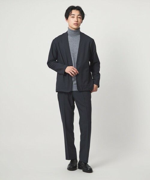 green label relaxing / グリーンレーベル リラクシング スラックス・ドレスパンツ | A+ ウールライク スタンダード イージー スラックス -ウォッシャブル・ストレッチ- | 詳細20