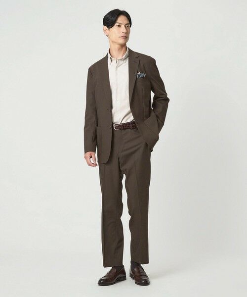 green label relaxing / グリーンレーベル リラクシング スラックス・ドレスパンツ | A+ TW カラーギャバ スタンダード イージー スラックス -ウォッシャブル・ストレッチ- | 詳細1