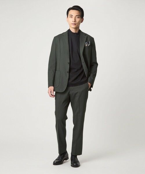 green label relaxing / グリーンレーベル リラクシング スラックス・ドレスパンツ | A+ TW カラーギャバ スタンダード イージー スラックス -ウォッシャブル・ストレッチ- | 詳細19