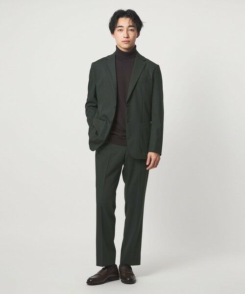 green label relaxing / グリーンレーベル リラクシング スラックス・ドレスパンツ | A+ TW カラーギャバ スタンダード イージー スラックス -ウォッシャブル・ストレッチ- | 詳細21