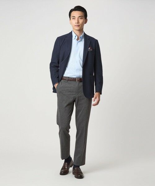 green label relaxing / グリーンレーベル リラクシング スラックス・ドレスパンツ | エブリット ナイロンレーヨンポリウレタン ジャージー カルゼ スタンダード スラックス | 詳細8