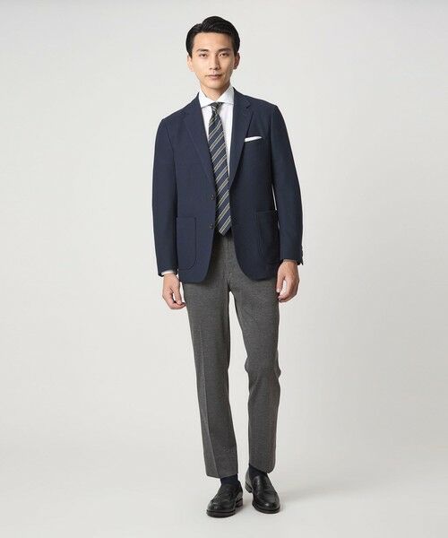 green label relaxing / グリーンレーベル リラクシング スラックス・ドレスパンツ | エブリット ナイロンレーヨンポリウレタン ジャージー カルゼ スタンダード スラックス | 詳細9