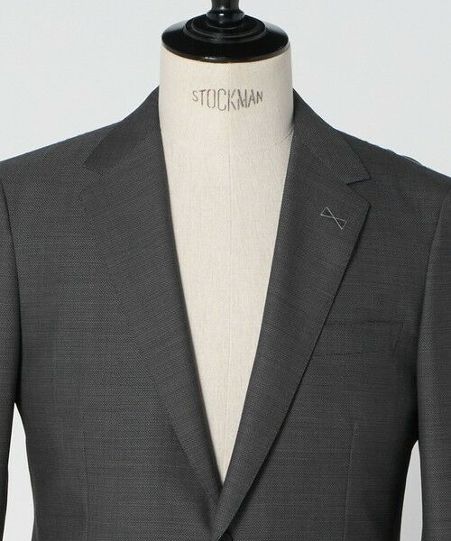 green label relaxing / グリーンレーベル リラクシング セットアップ | GUABELLO 組織無地 2B MF スーツジャケット | 詳細7