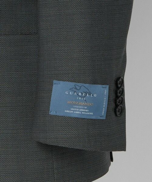 green label relaxing / グリーンレーベル リラクシング セットアップ | GUABELLO 組織無地 2B MF スーツジャケット | 詳細8