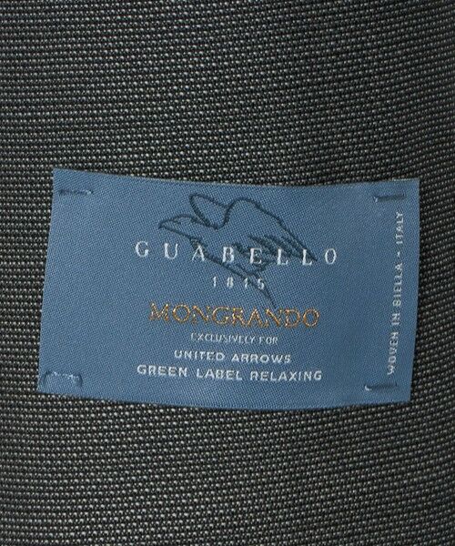 green label relaxing / グリーンレーベル リラクシング セットアップ | GUABELLO 組織無地 2B MF スーツジャケット | 詳細12