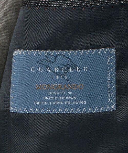 green label relaxing / グリーンレーベル リラクシング セットアップ | GUABELLO 組織無地 2B MF スーツジャケット | 詳細13