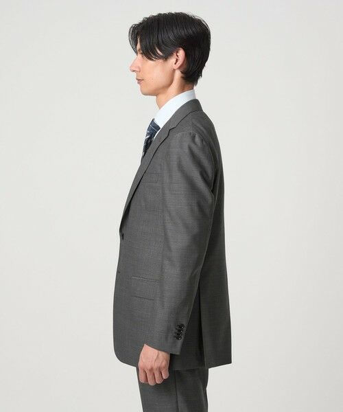 green label relaxing / グリーンレーベル リラクシング セットアップ | GUABELLO 組織無地 2B MF スーツジャケット | 詳細3