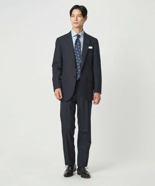 green label relaxing / グリーンレーベル リラクシング セットアップ | GUABELLO 組織無地 2B MF スーツジャケット | 詳細18