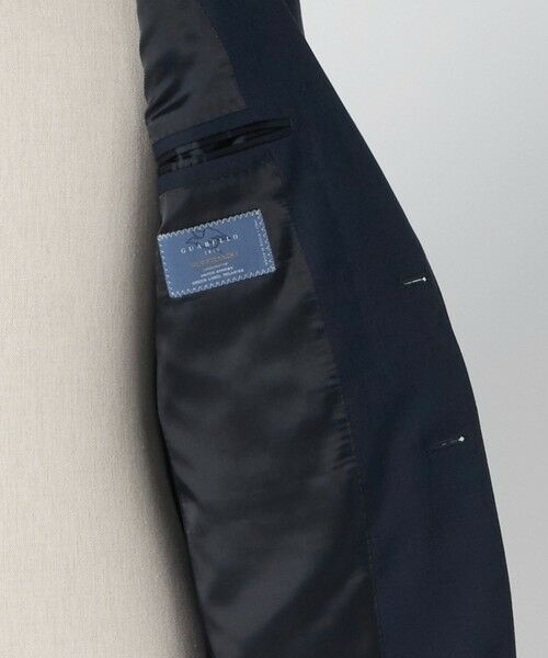 green label relaxing / グリーンレーベル リラクシング セットアップ | GUABELLO 組織無地 2B MF スーツジャケット | 詳細25