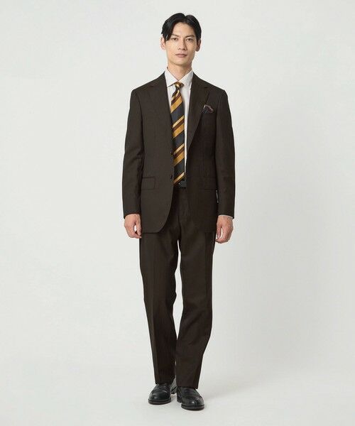 green label relaxing / グリーンレーベル リラクシング セットアップ | GUABELLO ヘリンボーン 3B HXD スーツジャケット | 詳細1