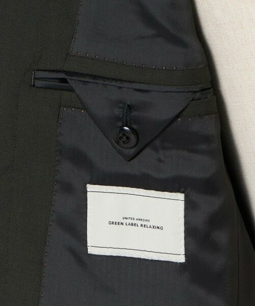 green label relaxing / グリーンレーベル リラクシング セットアップ | GUABELLO ヘリンボーン 3B HXD スーツジャケット | 詳細19