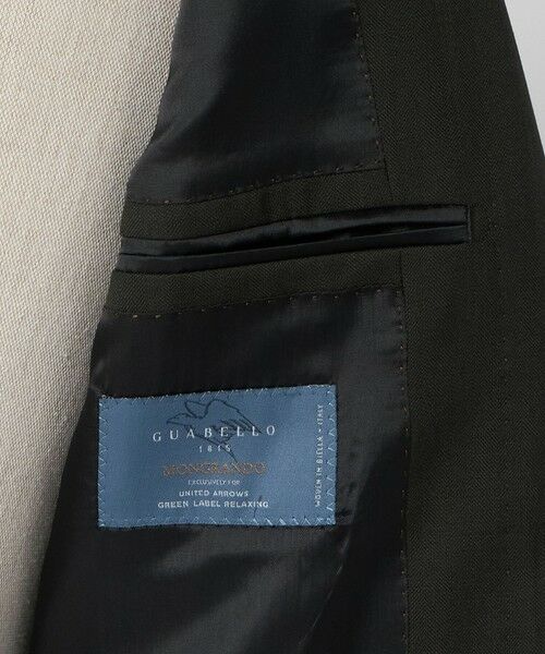 green label relaxing / グリーンレーベル リラクシング セットアップ | GUABELLO ヘリンボーン 3B HXD スーツジャケット | 詳細20