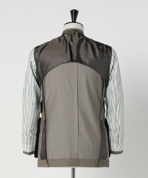 green label relaxing / グリーンレーベル リラクシング セットアップ | DRAGO ミニヘリンボーン 3B CLS/D- スーツジャケット | 詳細13