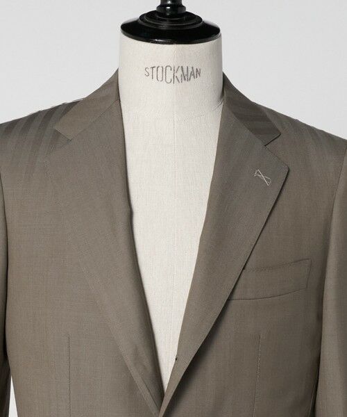 green label relaxing / グリーンレーベル リラクシング セットアップ | DRAGO ミニヘリンボーン 3B CLS/D- スーツジャケット | 詳細4