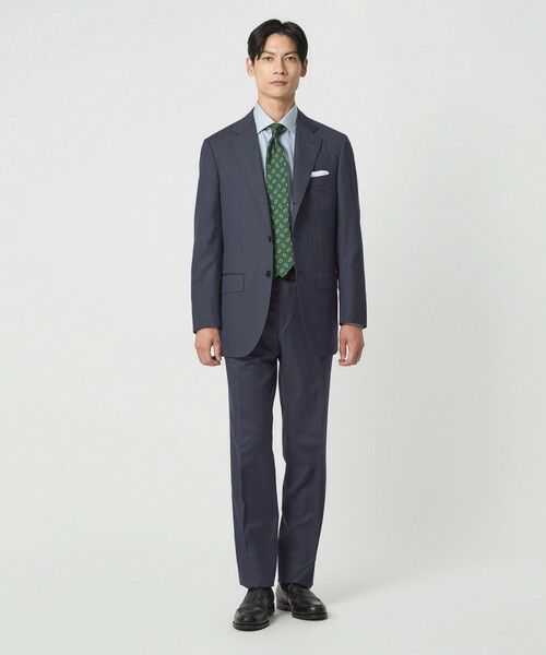 green label relaxing / グリーンレーベル リラクシング セットアップ | DRAGO ミニヘリンボーン 3B CLS/D- スーツジャケット | 詳細15