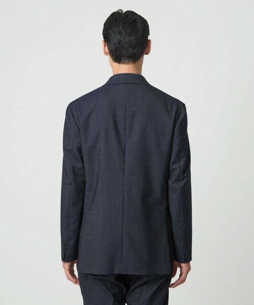 green label relaxing / グリーンレーベル リラクシング テーラードジャケット | A+ デニムライク ダブルブレスト 4B スタンダード ジャケット -ウォッシャブル・ストレッチ- | 詳細4