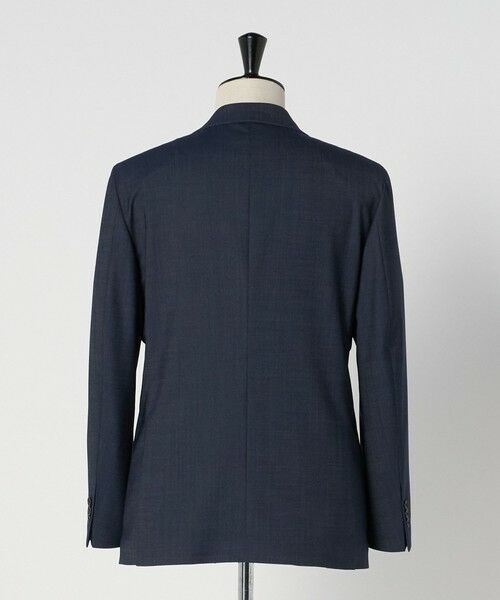 green label relaxing / グリーンレーベル リラクシング テーラードジャケット | A+ デニムライク ダブルブレスト 4B スタンダード ジャケット -ウォッシャブル・ストレッチ- | 詳細6