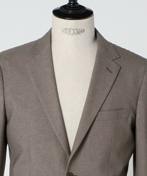 green label relaxing / グリーンレーベル リラクシング テーラードジャケット | A+ ウールライク 2B スタンダード 2P ジャケット -ウォッシャブル・ストレッチ- | 詳細4